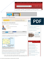 Dwelling Unit Calculations