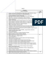 Anexo I Titulaciones - Idiomas