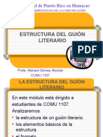 Estructura guion literario.ppt