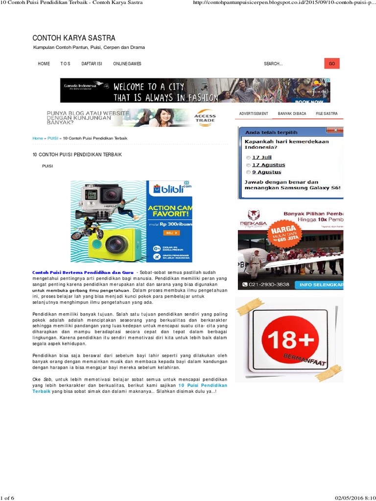 10 Contoh  Puisi Pendidikan Terbaik Contoh Karya Sastra  10 Contoh  Puisi Pendidikan Terbaik Contoh Karya Sastra