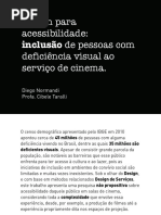 Design para Acessibilidade (Centro de Formação do SESC-SP)