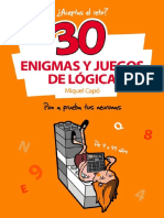 30 Enigmas y Juegos de Logica - Miquel Capo