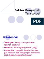 Penyebab Teratologi