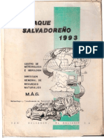 Almanaque Salvadoreño Meterologico 1993