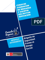 Riesgo Social CURSO DE FORMACIÓN DE BRIGADAS Y EQUIPOS DEL SECTOR EDUCACIÓN