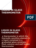 Liquid in Glass Thermometer