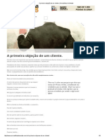 As Primeiras Objeções de Um Cliente PDF