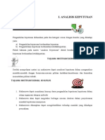 Or 2 Lecture 2 Analisis Keputusan