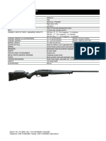 Technical Specification Tikka T3 Tac