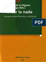 AA. VV. - Pensar La Nada (Ensayos Sobre Filosofía y Nihilismo) (Por Ganz1912)