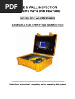 WITSON User Manual of Inspection Camera System W3-CMP3188DN