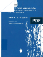 La razón ausente, ensayo sobre criminología y crítica política - Virgolini.pdf