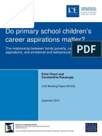 CLS WP 2012(5) - Do Primary School Children's Career Aspirations Matter - E Flouri and C Panourgia - Sept 2012