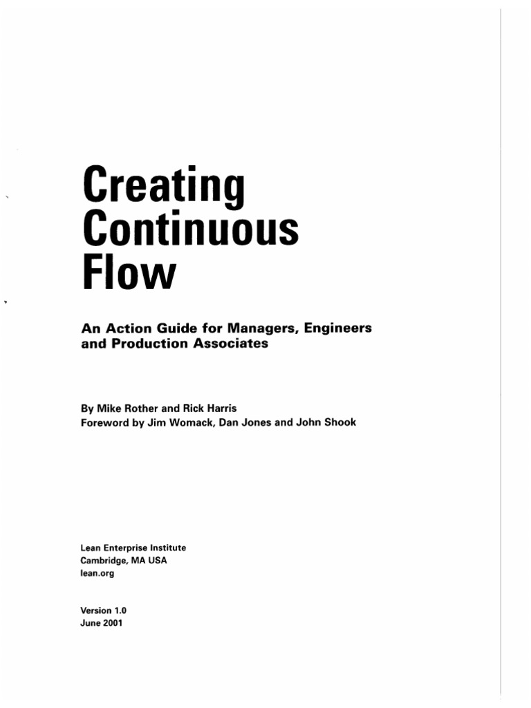 Creating Continuous Flow | PDF