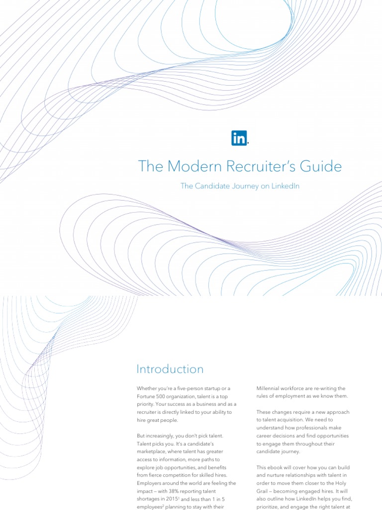 Modern Recruiting on LinkedIn Guide | PDF | Linked In | Recruitment