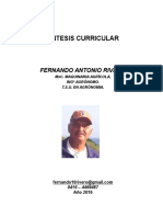Sintesis Curricular Ing Fernando Rivero 2016 15112016