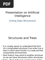 Presentation On Artificial Intelligence: (Using Data Structures)