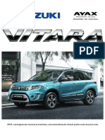 Ficha Técnica Suzuki Vitara 2015 Uruguay