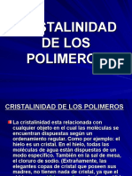 CRISTALINIDAD DE LOS POLIMEROS.ppt