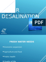 Water Desalination: Fresh Water From Challenging Water