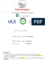 Fluid Mechanics: Dr. Mohammed Zakria Salih Xoshnaw