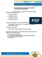 Evidencia 1 Informe Documentación Requerida en Una Negociación Internacional Según Normatividad