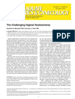 The Challenging Vaginal Hysterectomy