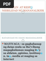 Download Tungkulin at Responsibilidad Ng Mananaliksik by Pen Tura SN331204545 doc pdf