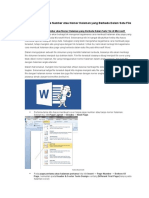 Cara Membuat Page Number Atau Nomor Halaman Yang Berbeda Dalam Satu File Di Microsoft Word