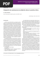 Cuestionario Calidad de Vida Respiratorio