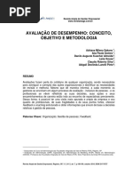 Avaliação de Desempenho - Conceito, Objetivo e Metodologia