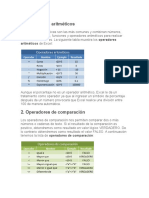 Operadores en Excel Exceltotal