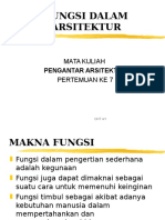 7 (1) - Fungsi Dalam Arsitektur