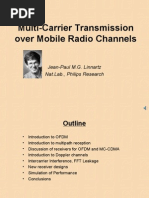 Multi-Carrier Transmission Over Mobile Radio Channels: Jean-Paul M.G. Linnartz Nat - Lab., Philips Research