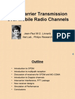 Multi-Carrier Transmission Over Mobile Radio Channels: Jean-Paul M.G. Linnartz Nat - Lab., Philips Research