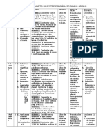 Dosificacion Cuarto Bimesre SEGUNDO GRADO