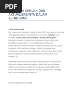Download Makalah Akhlak Dan Aktualisasinya Dalam Kehidupan by Miftahul Jannah Mitha SN331241831 doc pdf