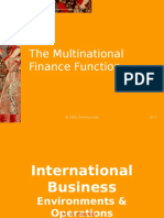 Multinational Finance Function