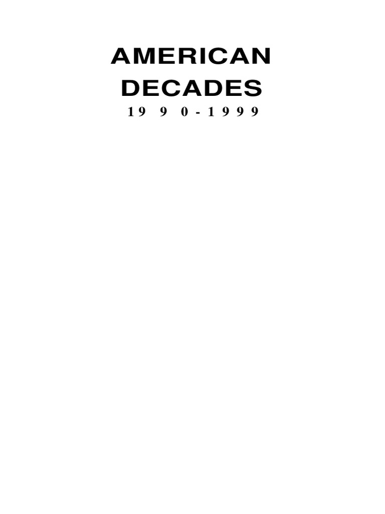 Decadas America 1990-1999 PDF, PDF, Soviet Union