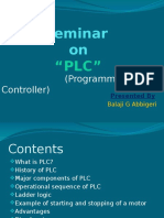 Seminar On: (Programmable Logic Controller)