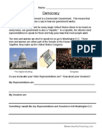 Democracy Worksheet