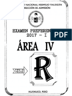 Unheval (Examen Preferencial 2017-I) - Area IV