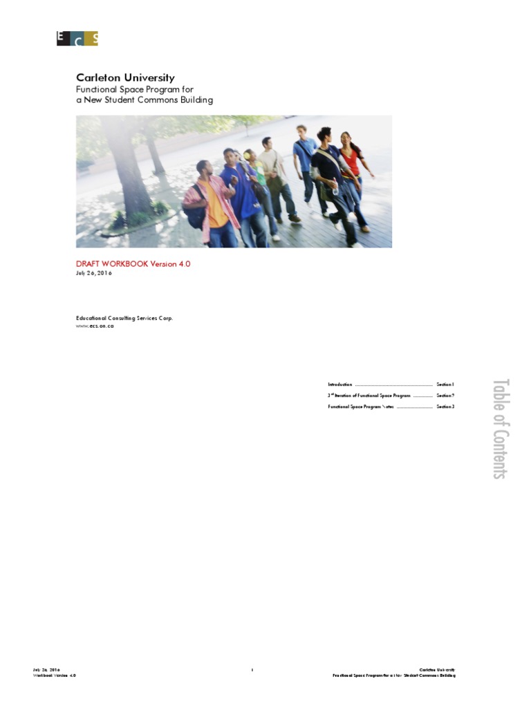 Carleton University Student Commons FSP | PDF | Business