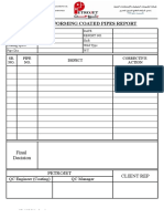 Non - Conforming Coated Pipes Report: Final Decision