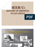 Beer U: History of Brewing in San Diego