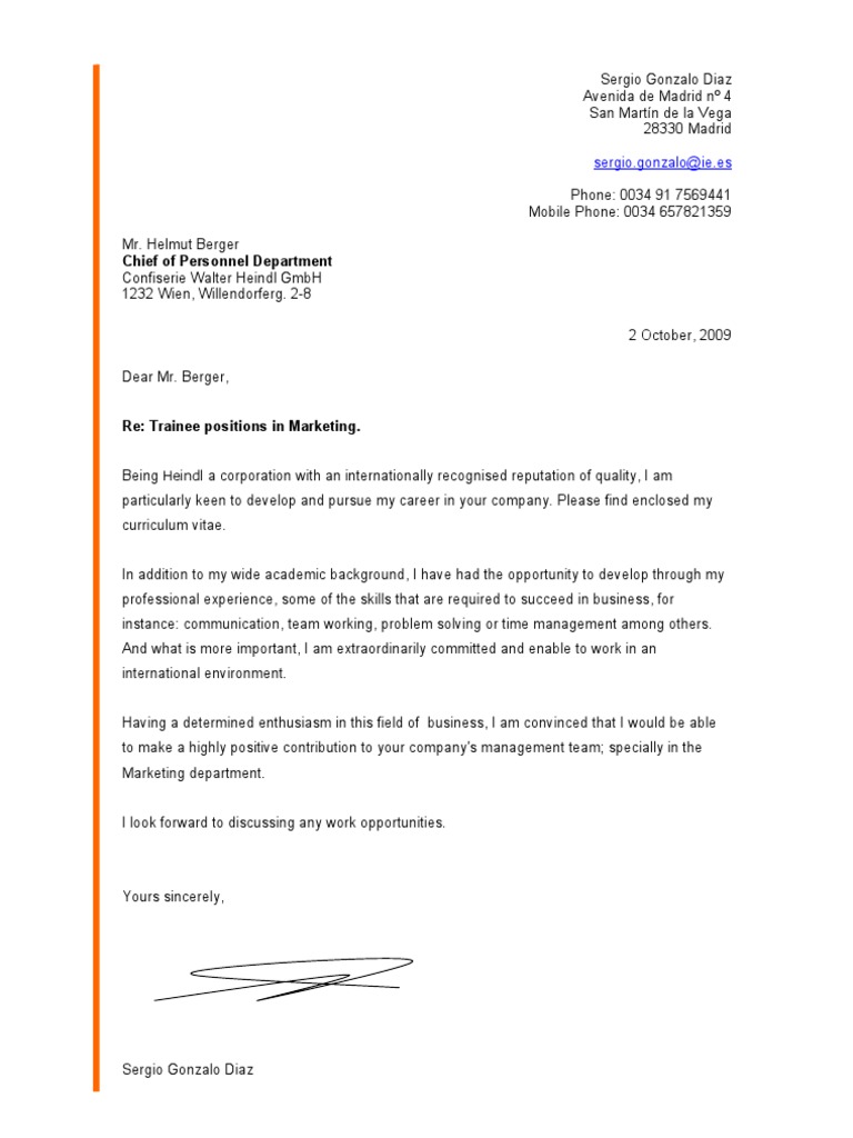 Ejemplo Carta Motivacion Ingles Technology Learning