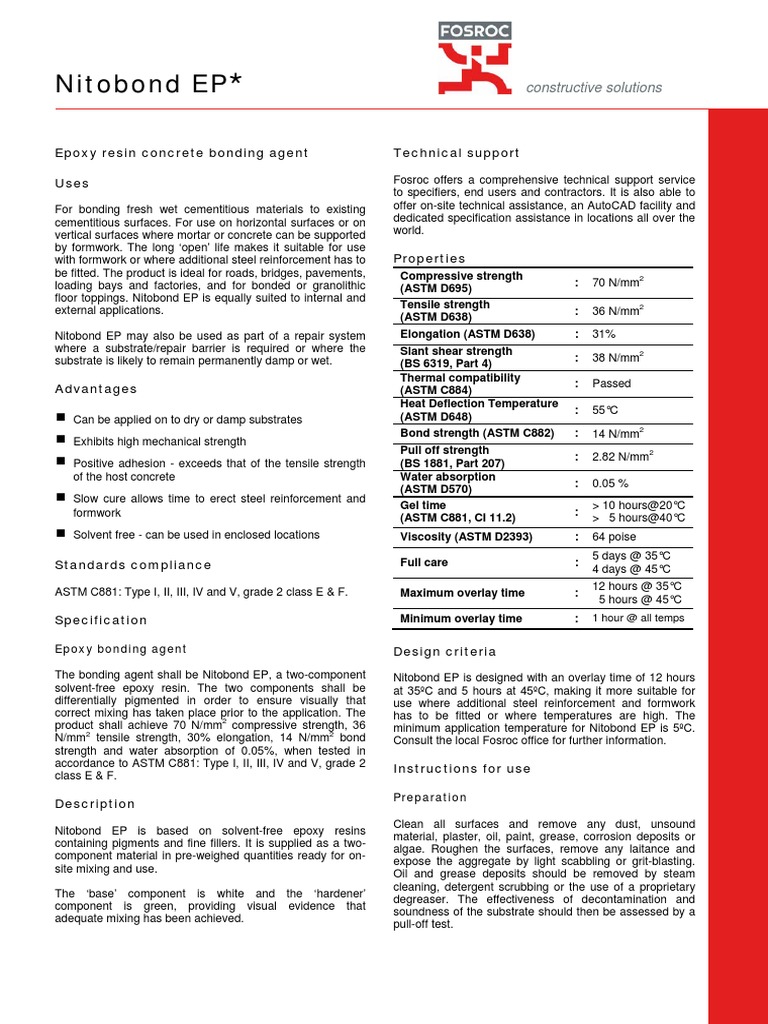 Nitobond EP Epoxy Concrete