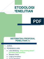 Sistematika Penelitian PDF