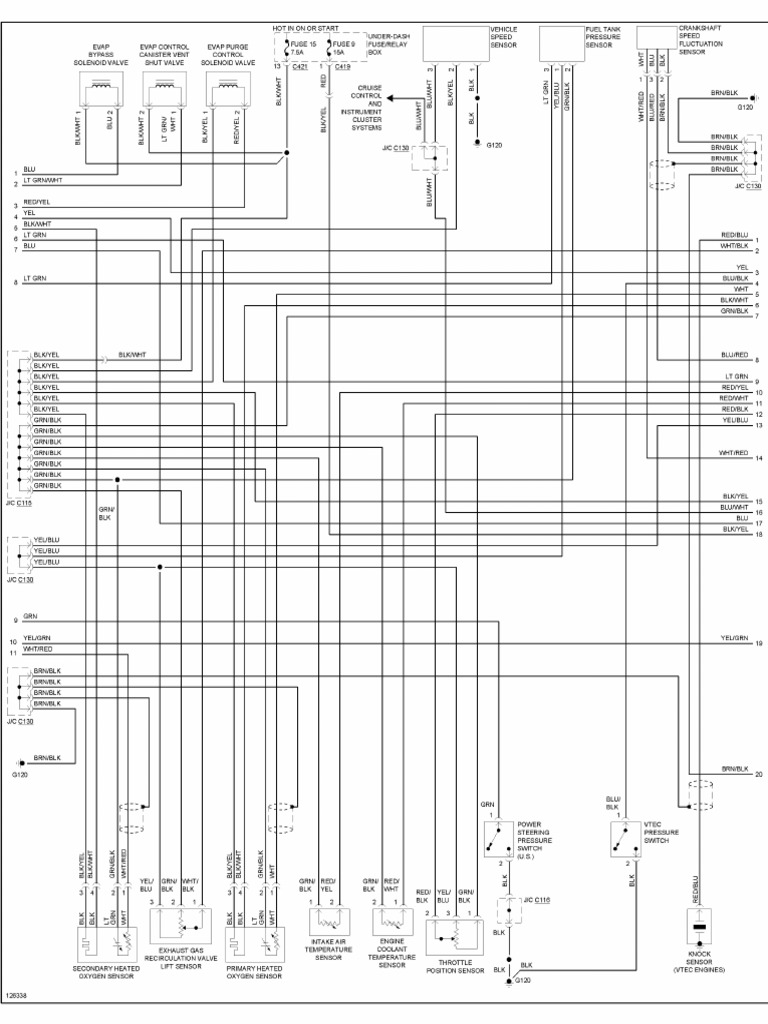 Honda Civic Ek Wiring Diagram Engine Controls 2 Of 3