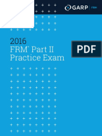 FRM Part2 Practice Exam 2016